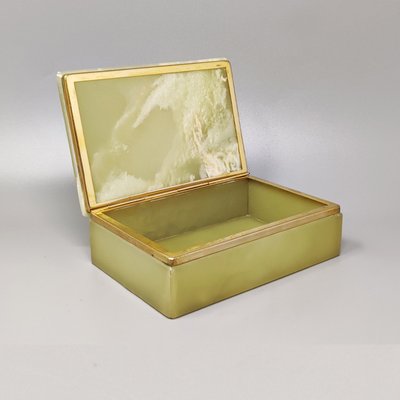 Italian Green Box in Onyx, 1960s-QGR-1341860