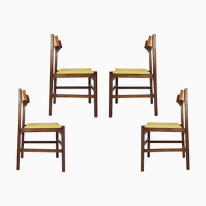 Italian Green Dining Chairs by Arch. Ramella for Luigi Sormani, 1960s, Set of 4-RD-2022626