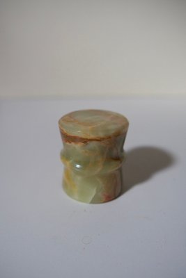 Italian Green Onyx Table Lighter, 1970s-DKT-2019690