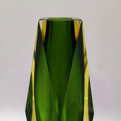 Italian Green Vase by Flavio Poli for Seguso, 1960s-QGR-1177481