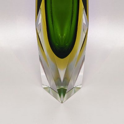 Italian Green Vase by Flavio Poli for Seguso, 1960s-QGR-1177481