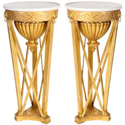 Italian Guéridons or Side Tables, 1830s, Set of 2-MBH-1066514