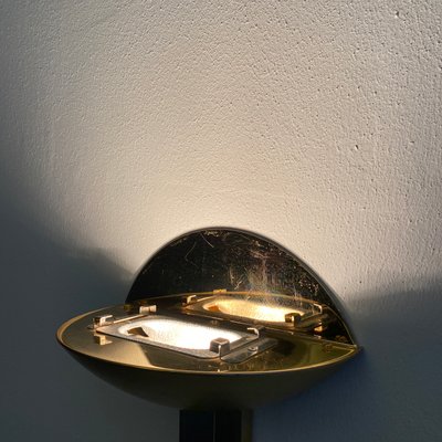 Italian Half Moon Brass Lamp, 1975-CQE-906809