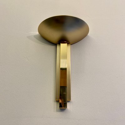 Italian Half Moon Brass Lamp, 1975-CQE-906809