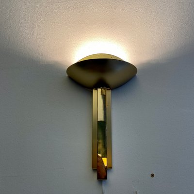 Italian Half Moon Brass Lamp, 1975-CQE-906809