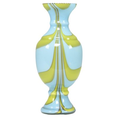 Italian Hand Blown Glass Vase, 1960s-GXL-1732345