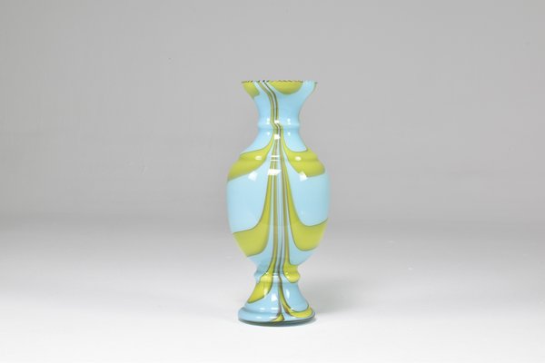 Italian Hand Blown Glass Vase, 1960s-GXL-1732345