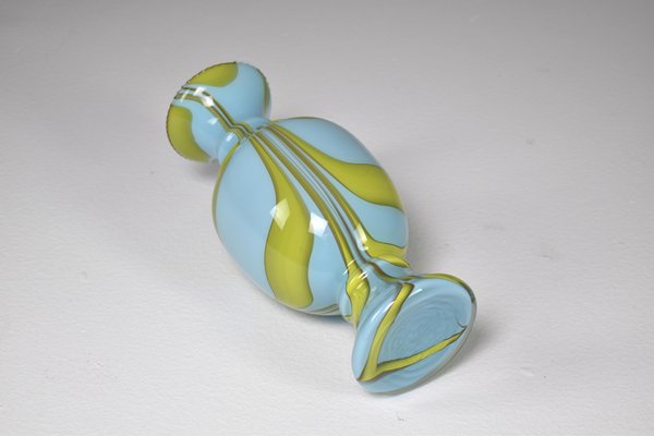 Italian Hand Blown Glass Vase, 1960s-GXL-1732345