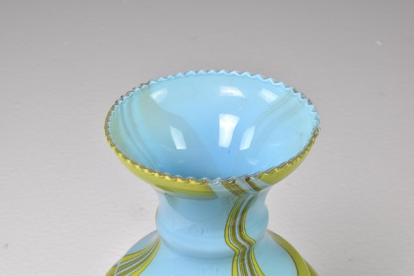 Italian Hand Blown Glass Vase, 1960s-GXL-1732345