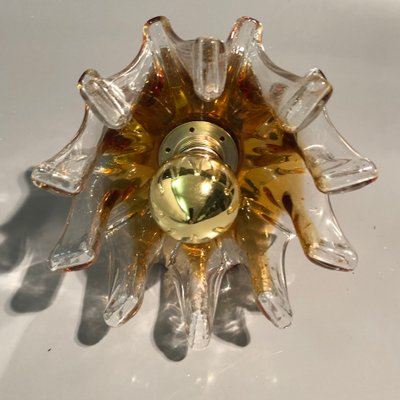 Italian Handcrafted Murano Glass Wall Light or Flush Mount from Effetre Murano, 1960s-HWV-742179