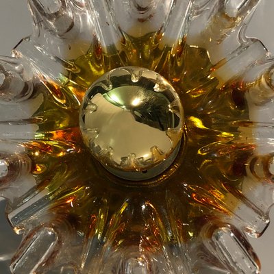 Italian Handcrafted Murano Glass Wall Light or Flush Mount from Effetre Murano, 1960s-HWV-742179