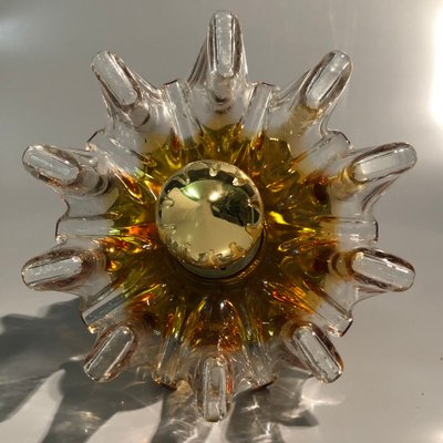 Italian Handcrafted Murano Glass Wall Light or Flush Mount from Effetre Murano, 1960s-HWV-742179