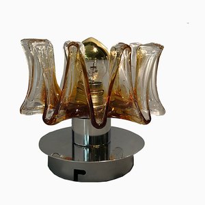 Italian Handcrafted Murano Glass Wall Light or Flush Mount from Effetre Murano, 1960s-HWV-742179