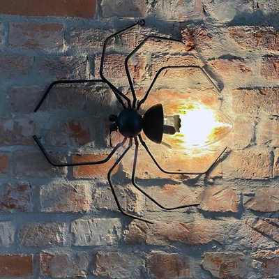 Italian Handmade Lucky Charm Spider Sconce from Rossini Illuminazione, 1960s-HWV-1156257