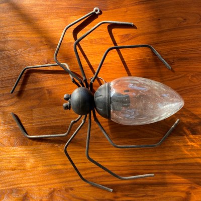 Italian Handmade Lucky Charm Spider Sconce from Rossini Illuminazione, 1960s-HWV-1156257