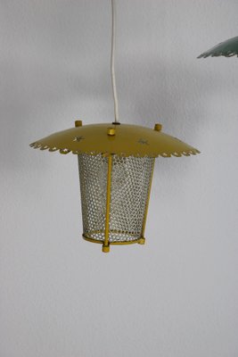 Italian Hanging Lamp with Two Lanterns, 1950s-AA-1703282