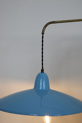 Italian Height-Adjustable Swivel Telescope Wall Lamp, 1950s-AA-1775306