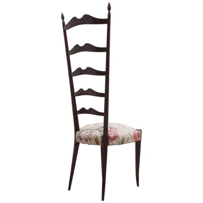 Italian High Back Chiavari Chairs by Paolo Buffa, 1950s, Set of 2-KL-620478