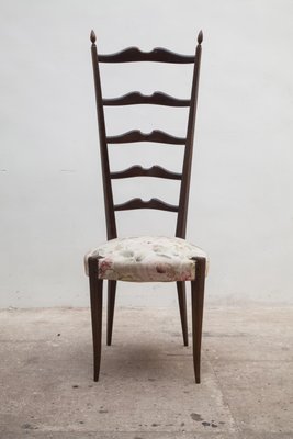 Italian High Back Chiavari Chairs by Paolo Buffa, 1950s, Set of 2-KL-620478