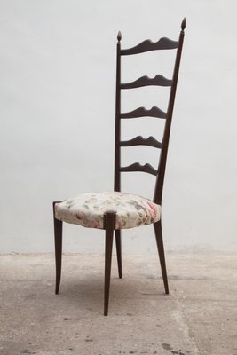 Italian High Back Chiavari Chairs by Paolo Buffa, 1950s, Set of 2-KL-620478