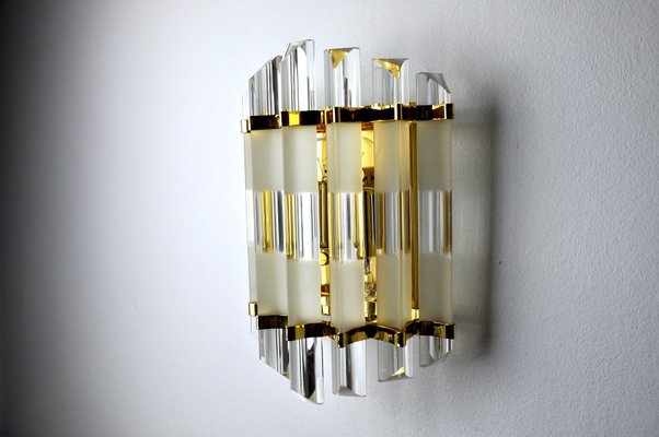 Italian Hollywood Regency Wall Light from Venini, 1970-EJE-960103