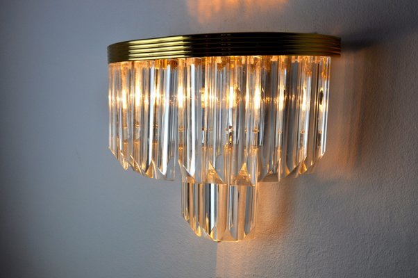 Italian Hollywood Regency Wall Light from Venini, 1970-EJE-960097