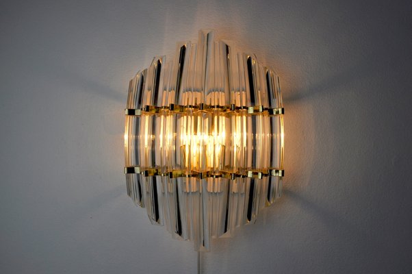 Italian Hollywood Regency Wall Light from Venini, 1970-EJE-960091