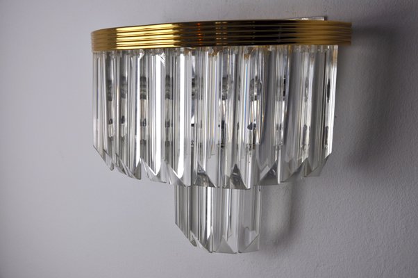 Italian Hollywood Regency Wall Light from Venini, 1970-EJE-960097