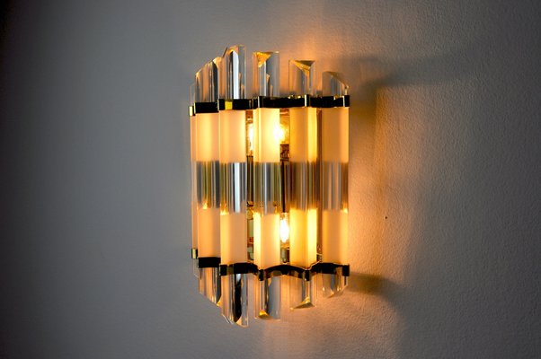 Italian Hollywood Regency Wall Light from Venini, 1970-EJE-960103