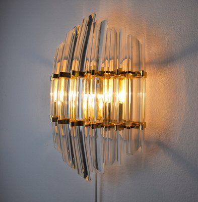 Italian Hollywood Regency Wall Light from Venini, 1970-EJE-960091