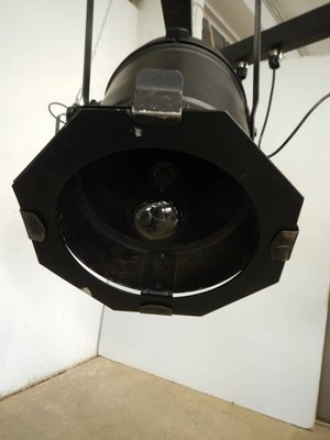 Italian Industrial 5-Light Ceiling Lamp, 1970s-WWQ-593577