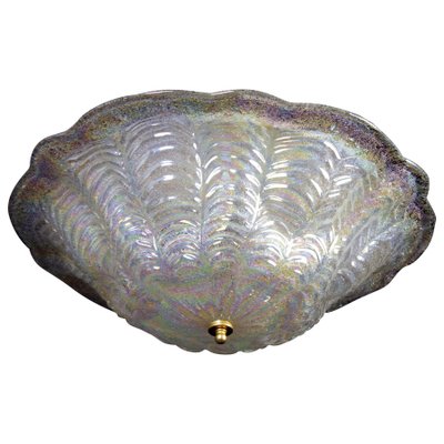 Italian Iridescent Murano Glass Ceiling Light, 1960-MBH-1031795