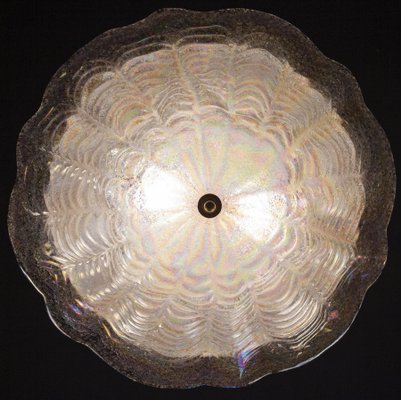 Italian Iridescent Murano Glass Ceiling Light, 1960-MBH-1031795