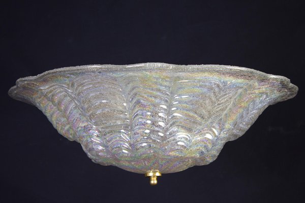 Italian Iridescent Murano Glass Ceiling Light, 1960-MBH-1031795