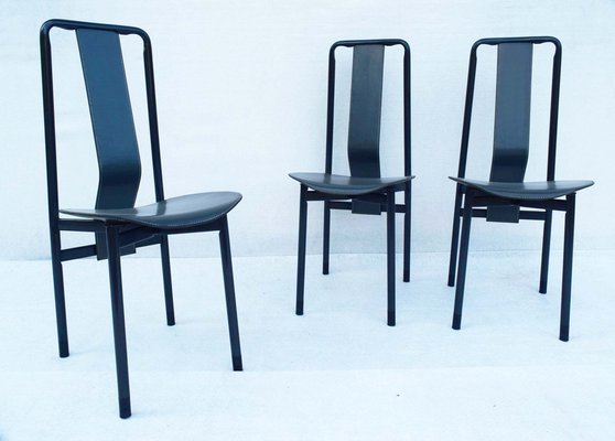 Italian Irma Chairs by Achille Castiglioni for Zanotta, 1979, Set of 3-WF-1444997