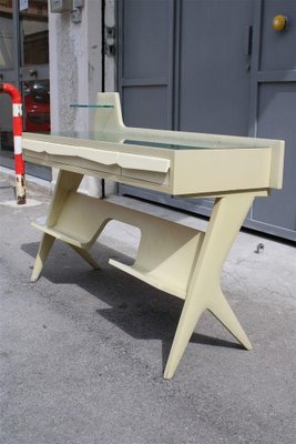 Italian Lacquered Wood Vanity Console by Vittorio Dassi for Dassi-EH-1209564