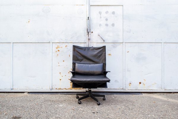 Italian Leather Desk Armchair from Bernini-VCV-1323143