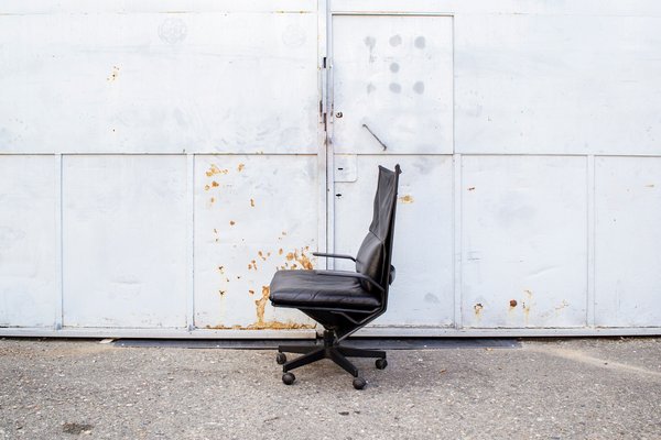 Italian Leather Desk Armchair from Bernini-VCV-1323143