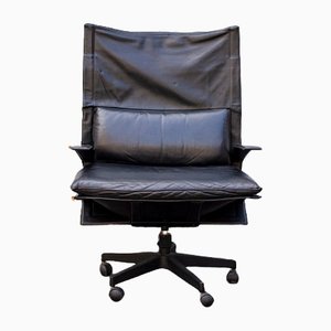 Italian Leather Desk Armchair from Bernini-VCV-1323143