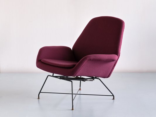 Italian Lotus Adjustable Lounge Chair by Augusto Bozzi for Saporiti Italia, 1960s-FMT-1140832