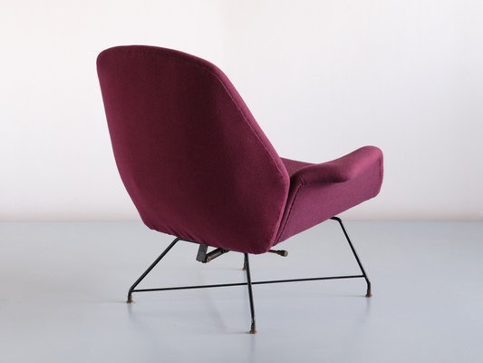 Italian Lotus Adjustable Lounge Chair by Augusto Bozzi for Saporiti Italia, 1960s-FMT-1140832