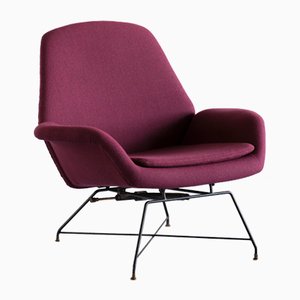 Italian Lotus Adjustable Lounge Chair by Augusto Bozzi for Saporiti Italia, 1960s-FMT-1140832