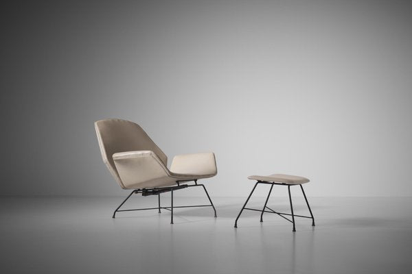 Italian Lotus Lounge Chair by Augusto Bozzi for Saporiti, 1960s-CO-1301269