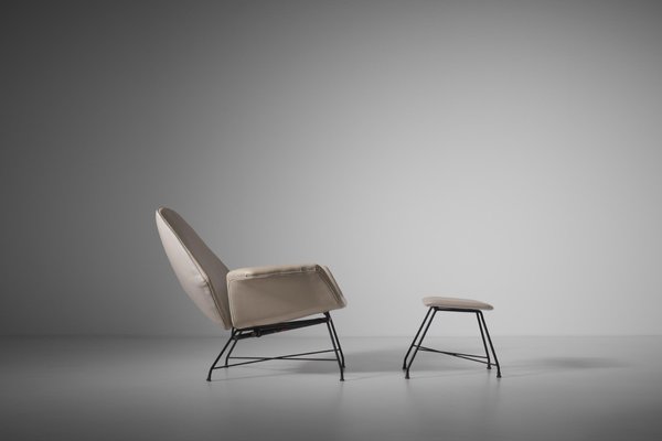 Italian Lotus Lounge Chair by Augusto Bozzi for Saporiti, 1960s-CO-1301269