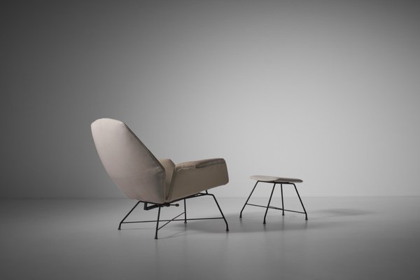 Italian Lotus Lounge Chair by Augusto Bozzi for Saporiti, 1960s-CO-1301269