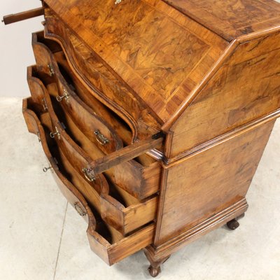 Italian Louis XV Secretaire in Walnut, 18th Century-UMS-1752513