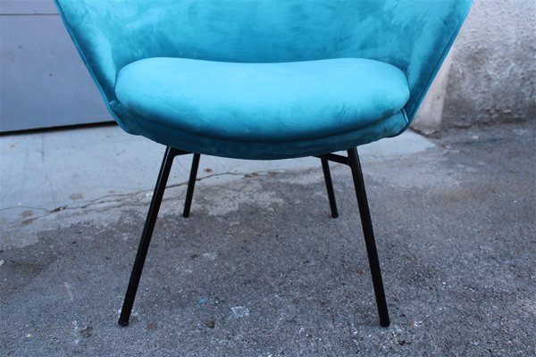 Italian Lounge Chairs attributed to Augusto Bozzi for Saporiti Italia, 1950s, Set of 2-EH-1394936