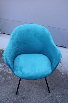 Italian Lounge Chairs attributed to Augusto Bozzi for Saporiti Italia, 1950s, Set of 2-EH-1394936