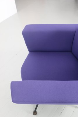 Italian Lounge Chairs in Blue and Violet by Lenzi for Studio Tecnico, 1950s, Set of 2-AA-1231922