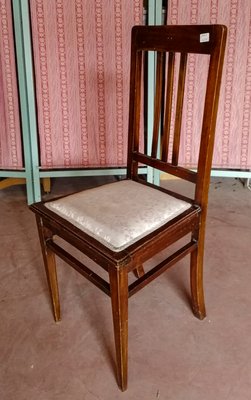 Italian Mahogany Dining Chair, 1930s-RAQ-636119